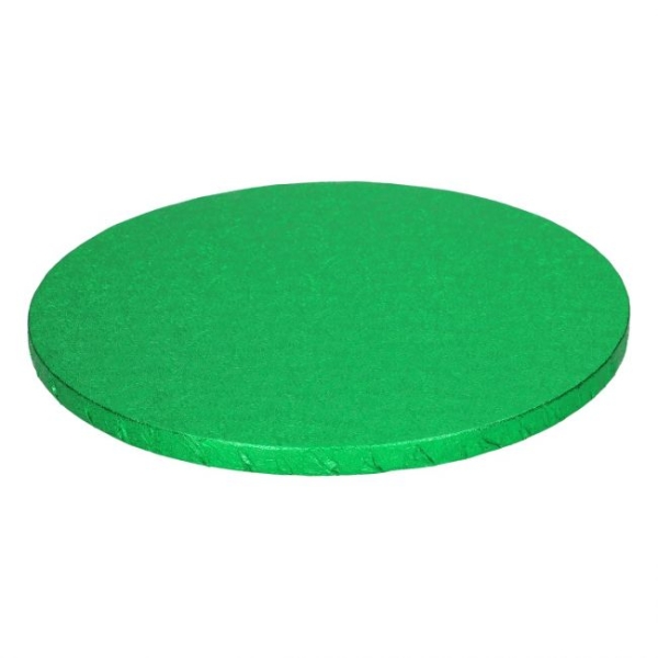 Cake Board Round 254mm (10") / Thickness 12mm / Green